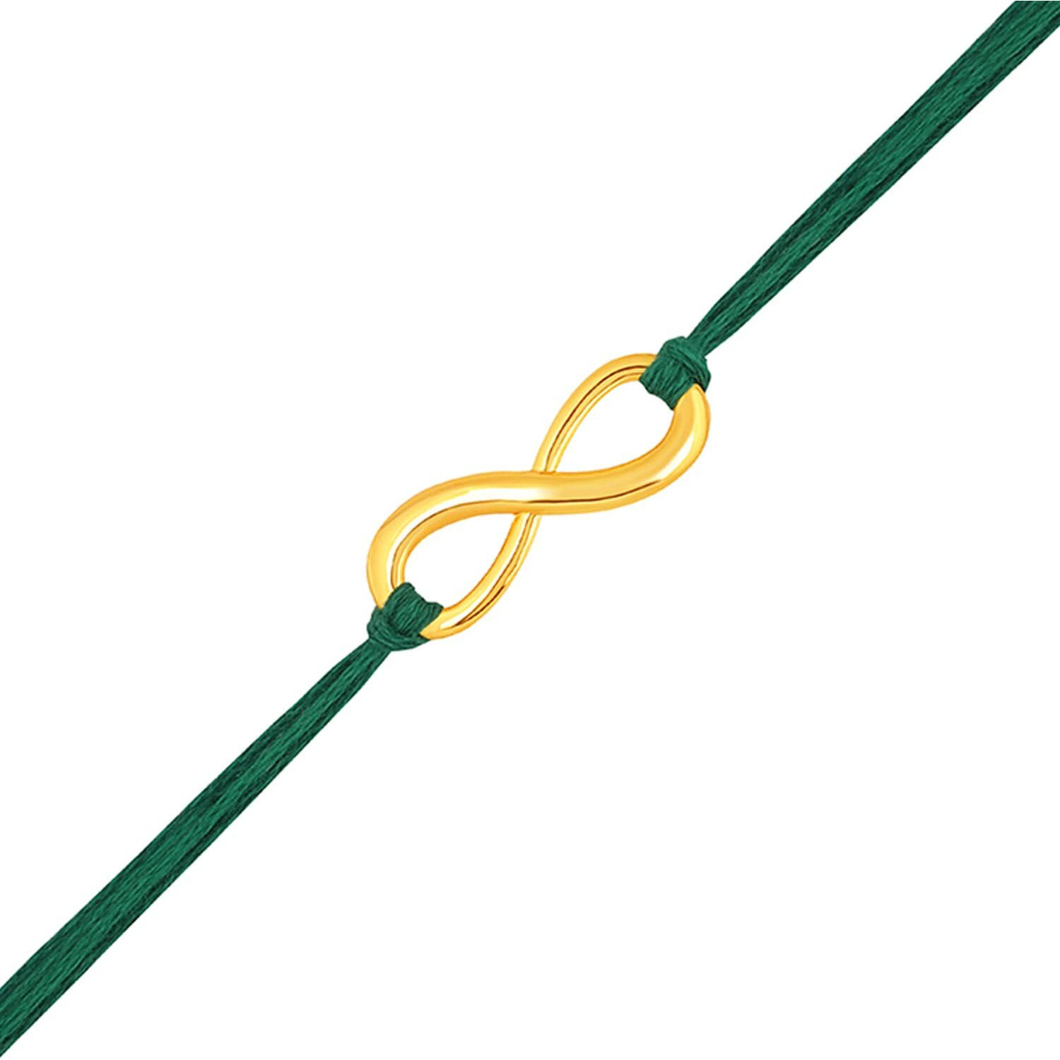 Mahi Gold Plated Infinity Rakhi For Brother/Bhaiya (Ra1100685G)