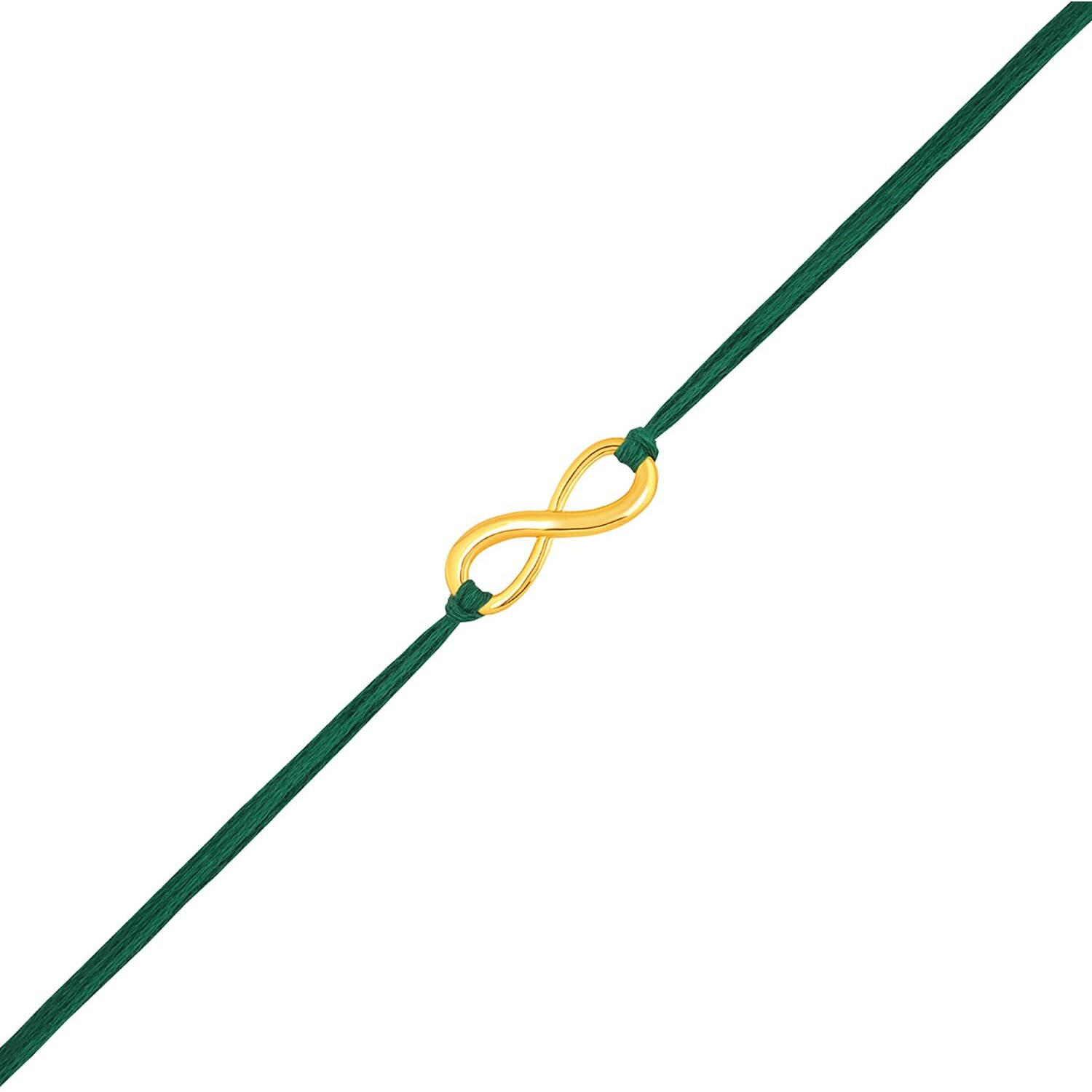 Mahi Gold Plated Infinity Rakhi For Brother/Bhaiya (Ra1100685G)