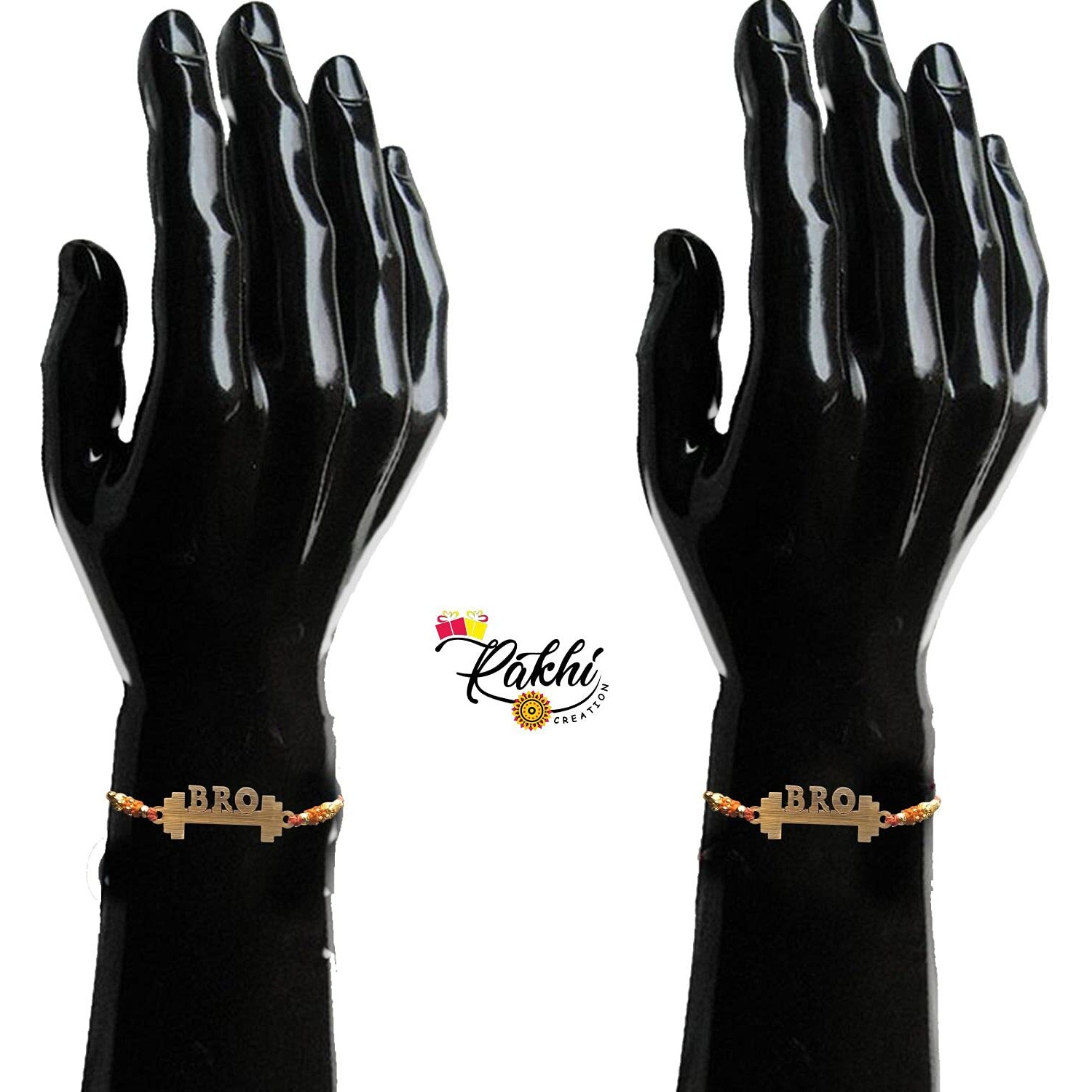 Case Creation Gym Freak Bro Rakhi For Raksha Bandhan Festival Gym Freak Bro Rakhi Raksha Bandhan Gift Band Moli Bracelet Wristbands Elegant Rakhi For Brother/Bhaiya With Roli Tilak Pack