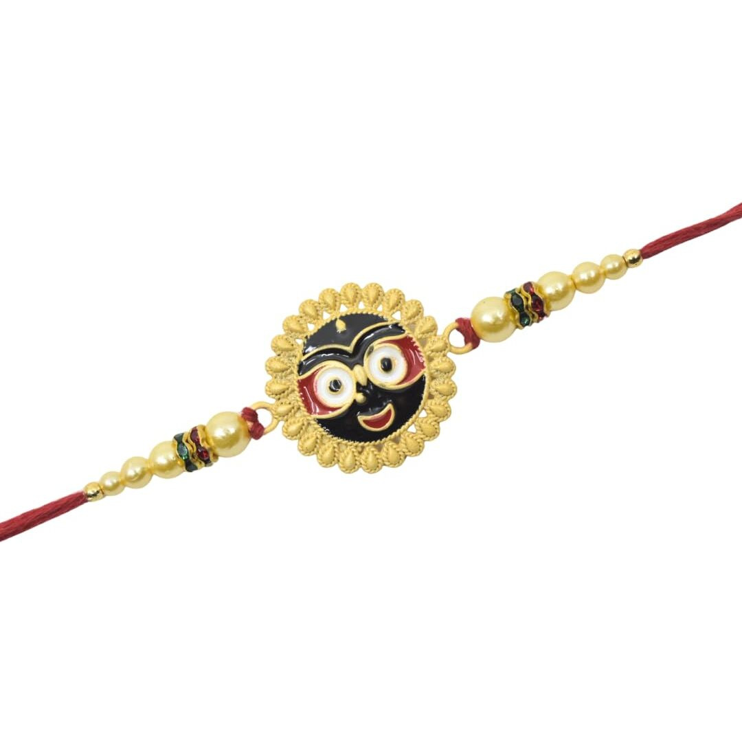 Jagannath World Handmade Lord Jagannath Rakhi Thread For Brother | Raksha Bandhan Rakhi | Pack Of 1