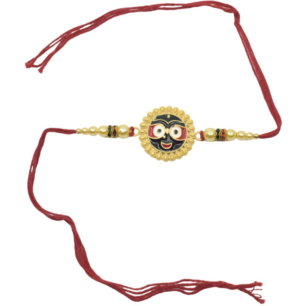 Jagannath World Handmade Lord Jagannath Rakhi Thread For Brother | Raksha Bandhan Rakhi | Pack Of 1