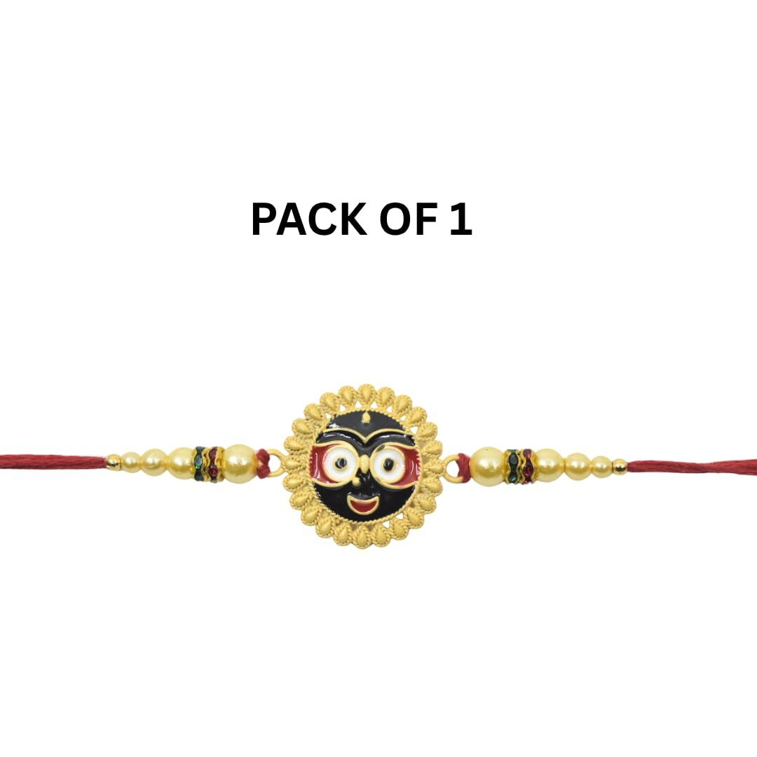 Jagannath World Handmade Lord Jagannath Rakhi Thread For Brother | Raksha Bandhan Rakhi | Pack Of 1