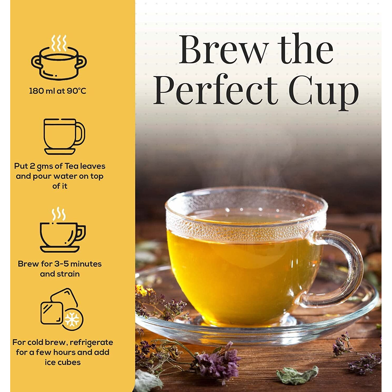 The Tea Heaven | Rakhi Gift Pack For Brother - Pack Of 6 Assorted Unique Tea | Kashmiri Kahwa | Masala Chai | Lemongrass Green Tea | Mint Green Tea | Turmeric Herbal | Stress Relief | 200G | Tea Gift With Rakhi For Brother