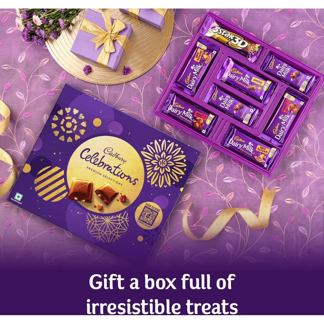 Cadbury Celebrations Premium Selections Chocolate Diwali Gift Pack,339 Gram
