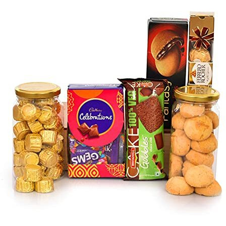 Nutri Miracle Rakhi Chocolates Return Gift Hamper | Corporate Gift For Staff, Boss & Friends | Chocolate Hamper For Marriage Couple