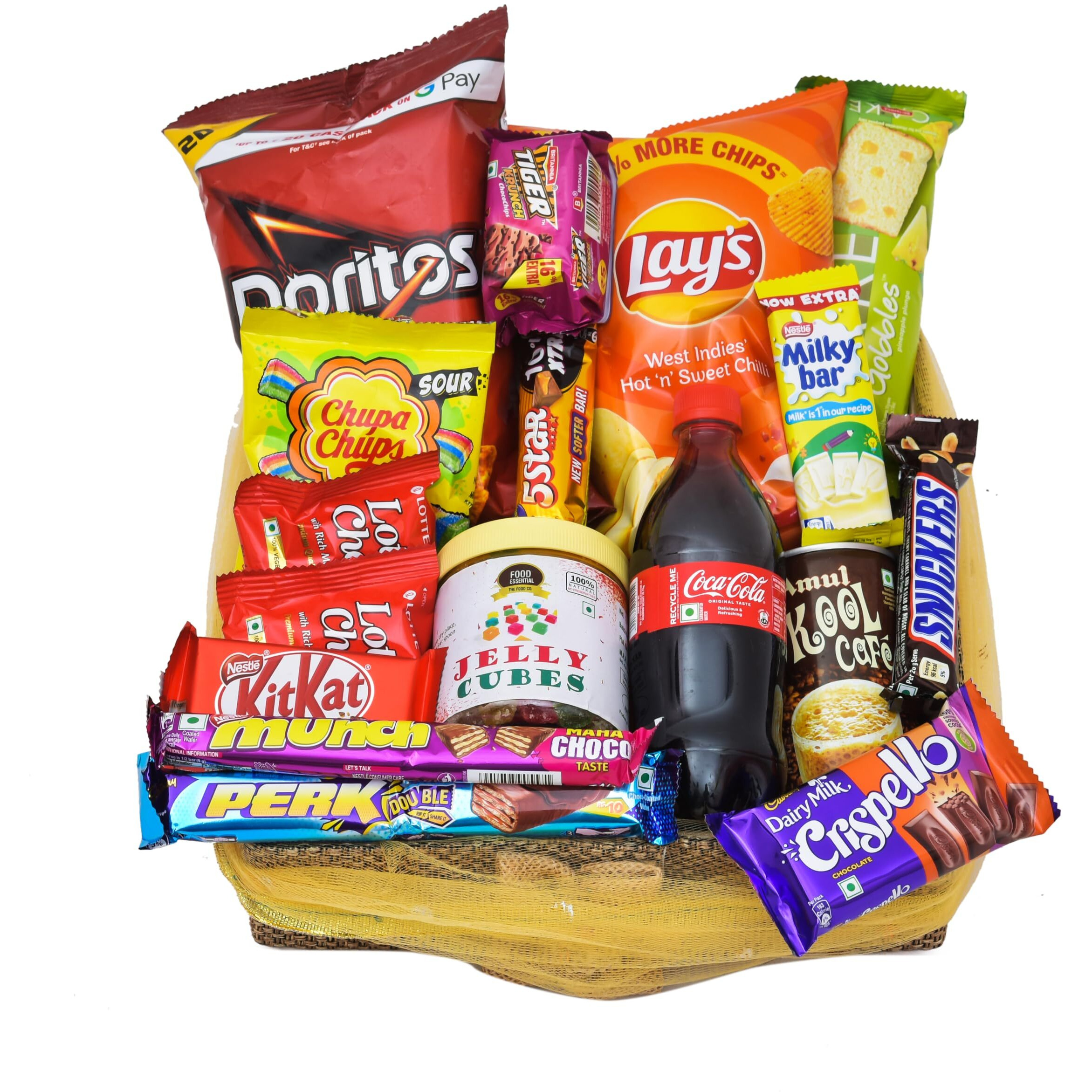 Food Essential Chocolate Gift Hamper Basket For Family/Friend/Corporate/Wedding/Diwali/Christmas/New Year/Bhai Dooj/Rakhi (All Occasions)
