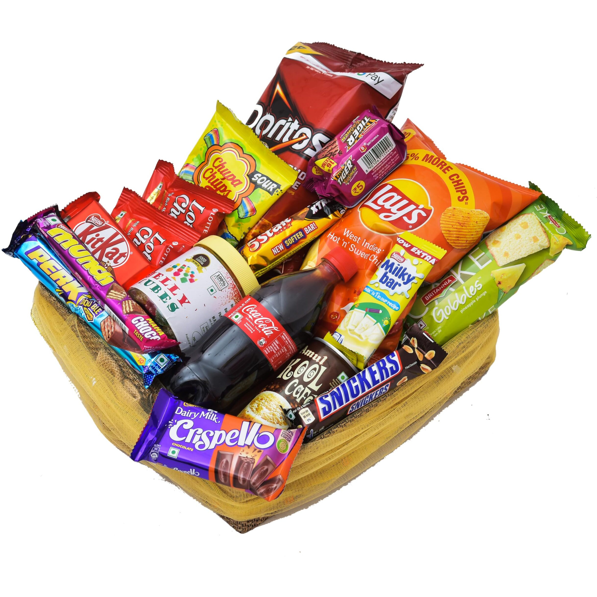 Food Essential Chocolate Gift Hamper Basket For Family/Friend/Corporate/Wedding/Diwali/Christmas/New Year/Bhai Dooj/Rakhi (All Occasions)