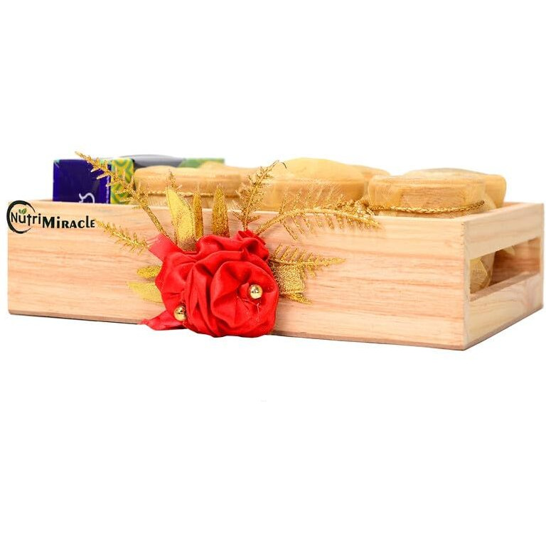 Nutri Miracle Raksha Bandhan Gift Box | Dry Fruits Hamper In Edible Cups | Eco Friendly Rakhi Gift