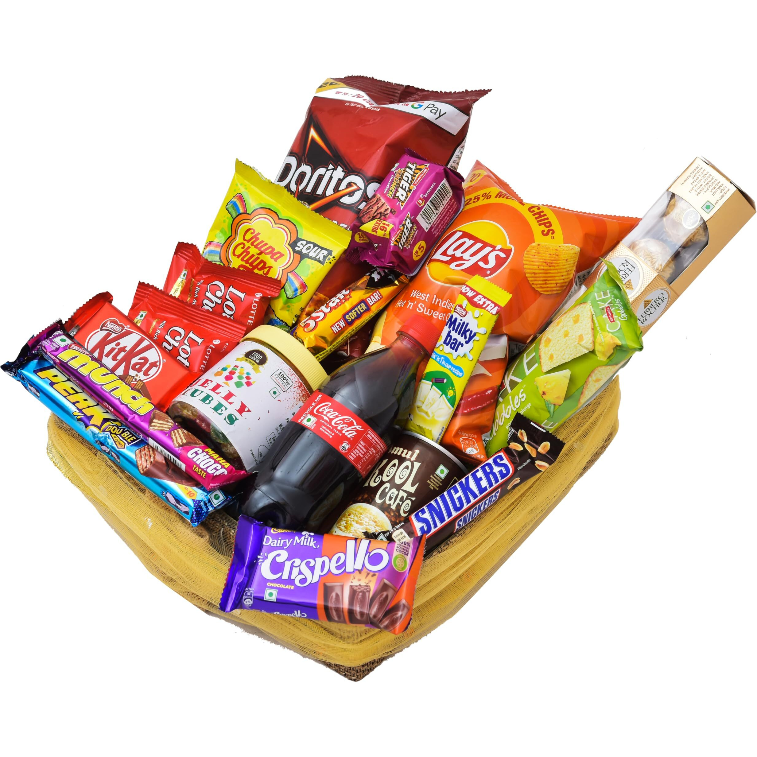 Food Essential Premium Chocolate Gift Hamper Basket For Family/Friend/Corporate/Wedding/Diwali/Christmas/Bhai Dooj/Rakhi (All Occasions)
