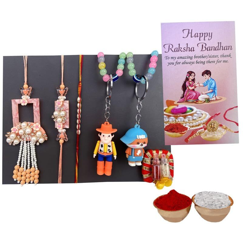 Nutri Miracle Rakhi Celebration Gift With Dry Fruits And Rakhi In Sustainable Jute Carry Bag For Sister-Bhai Raksha Bandhan