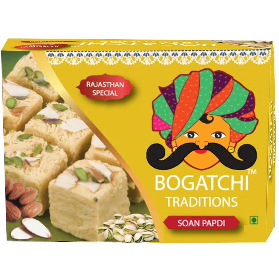 Bogatchi T4T-10 Rakhi With Sweets For Brother, Rakhi For Brother With Sweets, Rakhi Set Of 4, Rakhi Sweets, 200G