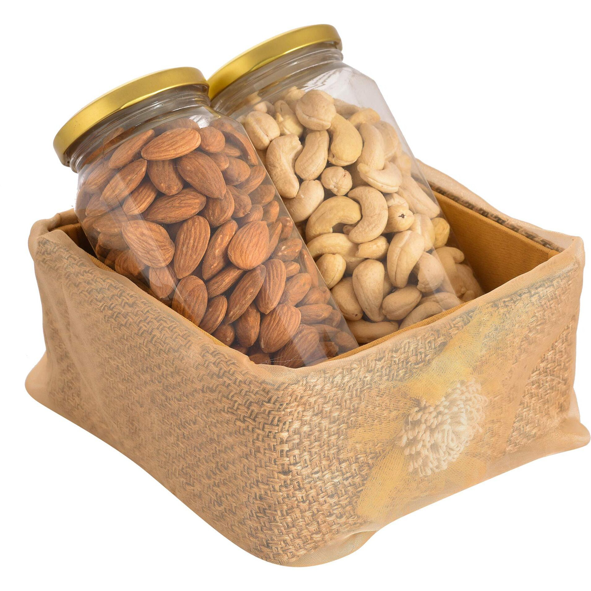 Nutri Miracle Rakhi Gift Hamper Basket With Dry Fruits