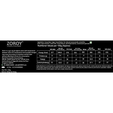 Zoroy Luxury Chocolate Box For Rakhi Festival, Make Your Rakhi Special With Chocolates, Chocolate Hamper For Rakhi, Gift Basket, Ideal For Rakhi Celebrations, 130 Gram