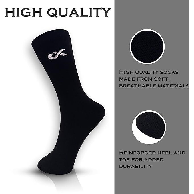 Xjarvis Texas Mens Formal Crew Socks For Office, Business, School, Uniform & Work Use | Cotton Rich, Odour-Free, Breathable Calf-Length Socks For Men |Pack Of 12 (Grey)
