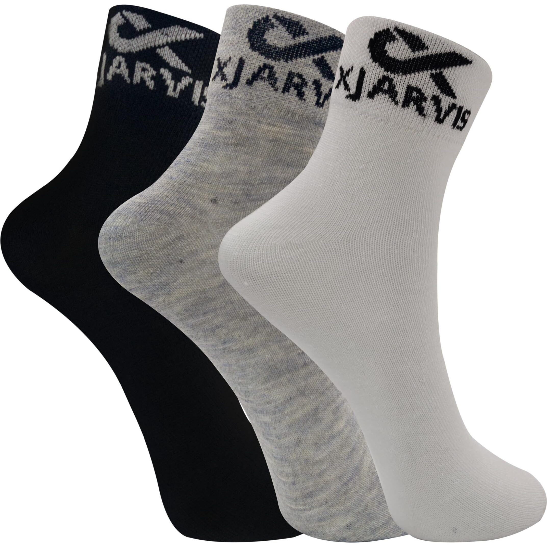 Xjarvis Berlin Athletic Ankle Socks For Men & Women | Breathable Cotton Grip Sports Socks For Gym, Running, Fitness & Summer Wear| Odor-Free, Anti-Slip Socks For Casual & Formal Use  Pack Of 3