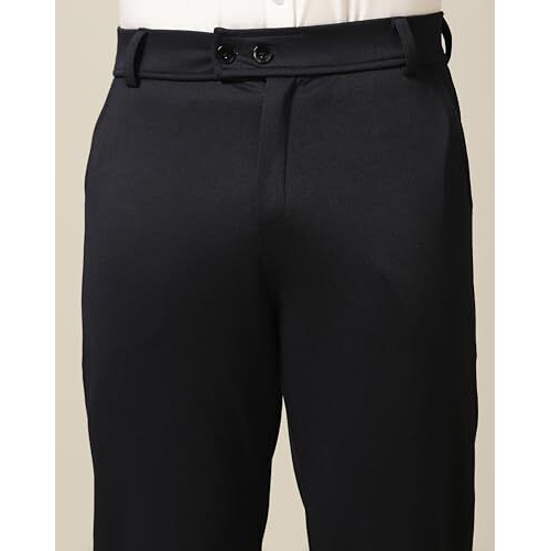 Toplot Men's Regular Casual Pants (Men-Pant-5181-Navy-38)