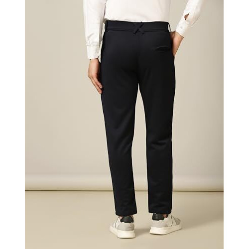Toplot Men's Regular Casual Pants (Men-Pant-5181-Navy-38)
