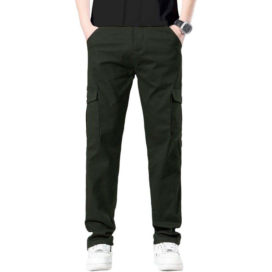 Toplot Men's Straight Cargo-Pant (Men-Cargo-5212-Olive-30_Olive