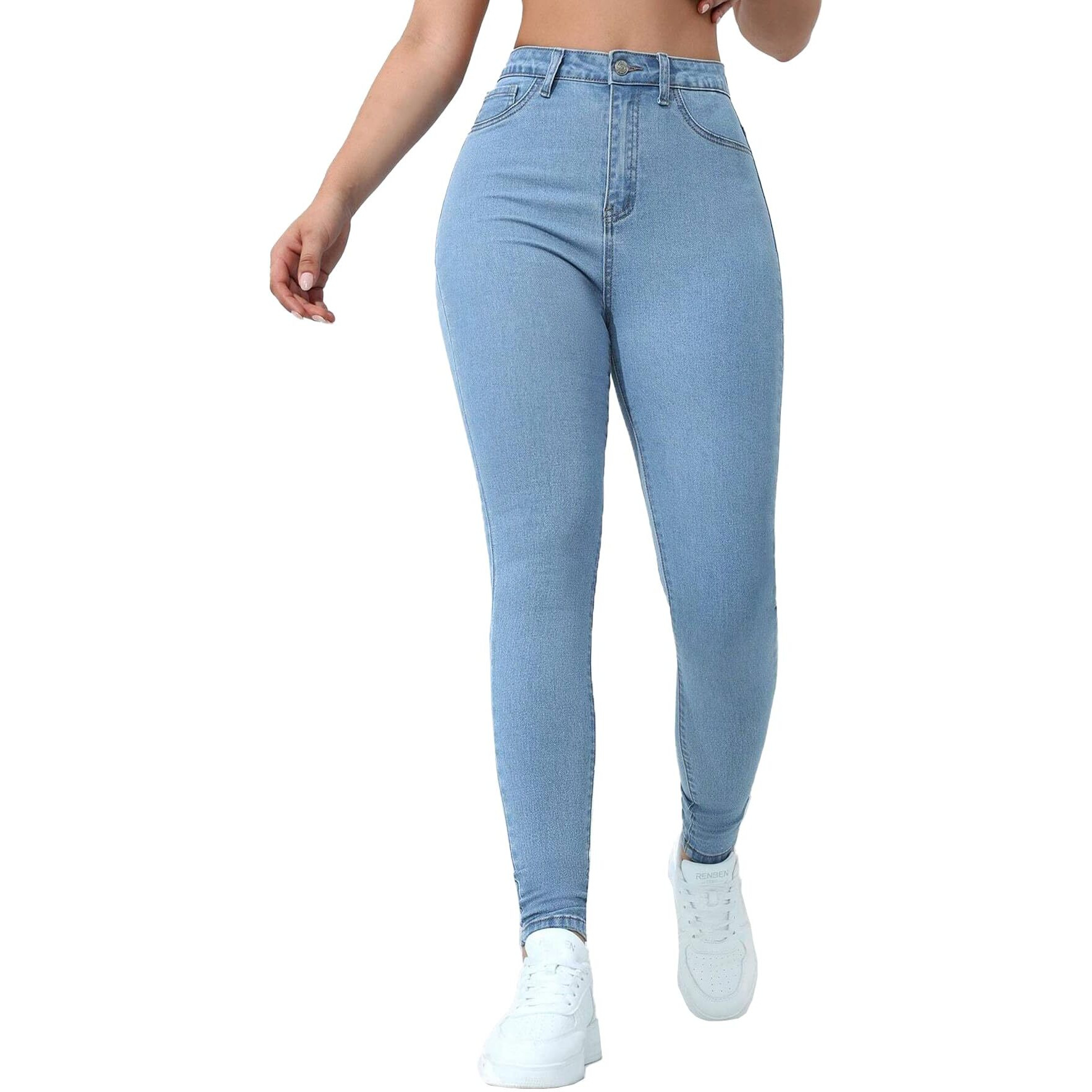 Toplot Skinny Fit Jeans For Women (Jeans-5152-Medium Wash-34)
