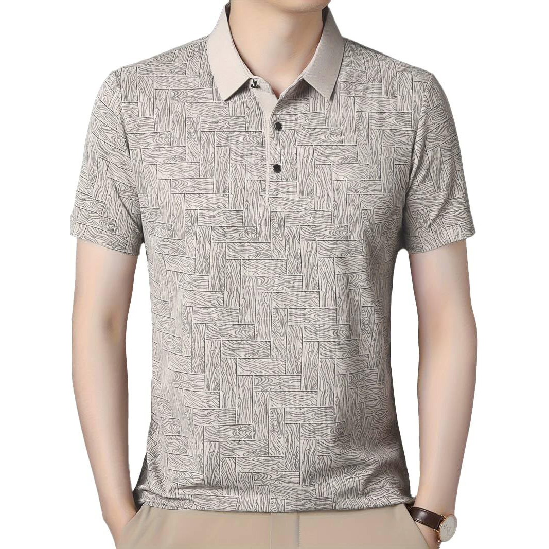 Toplot T Shirt For Men || Men Casual T-Shirt || Regular Fit || Printed Polo (Printed-Polo-5218-Grey-Xxl)