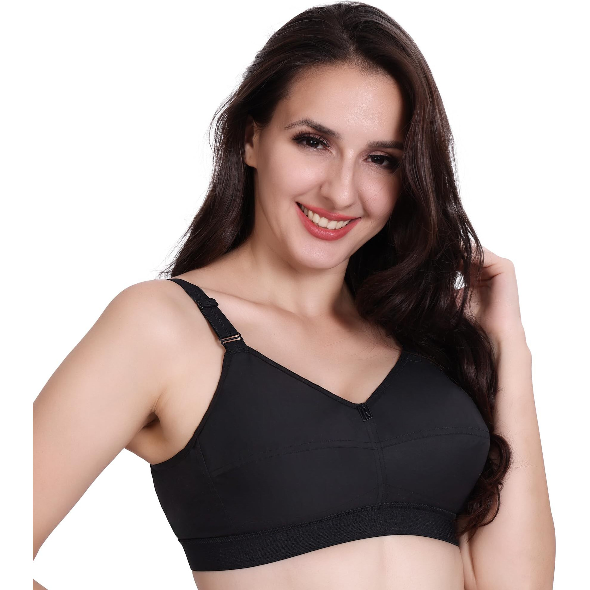 Trylo Riza Cottonfit-Black-38-E-Cup