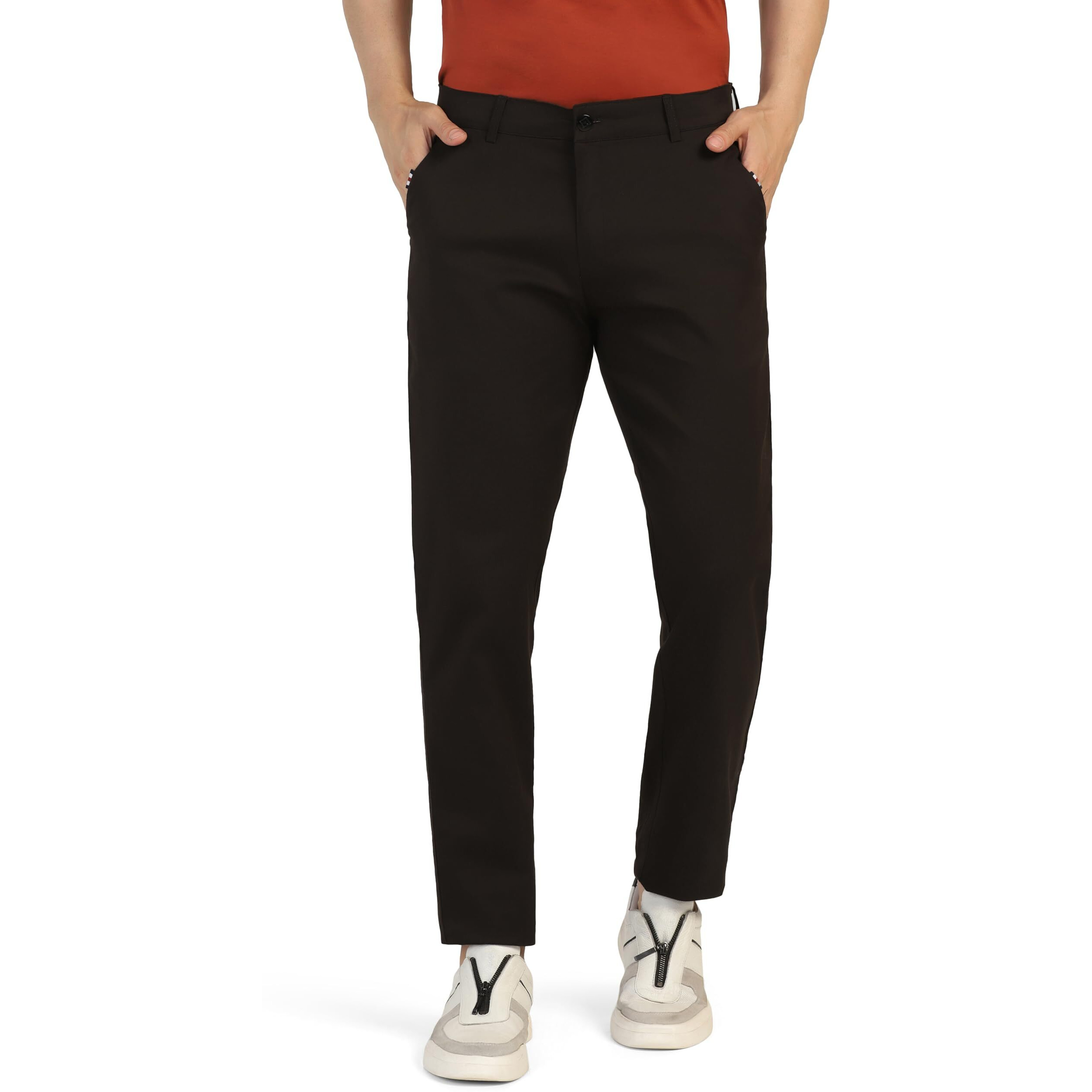 Toplot Men's Regular Fit Causal Trouser || Pant For Men || Trouser For Men (Patti-Pant-5205-Coffee-30)
