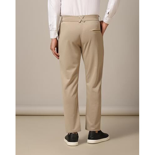 Toplot Men's Regular Casual Pants (Men-Pant-5181-Beige-40)