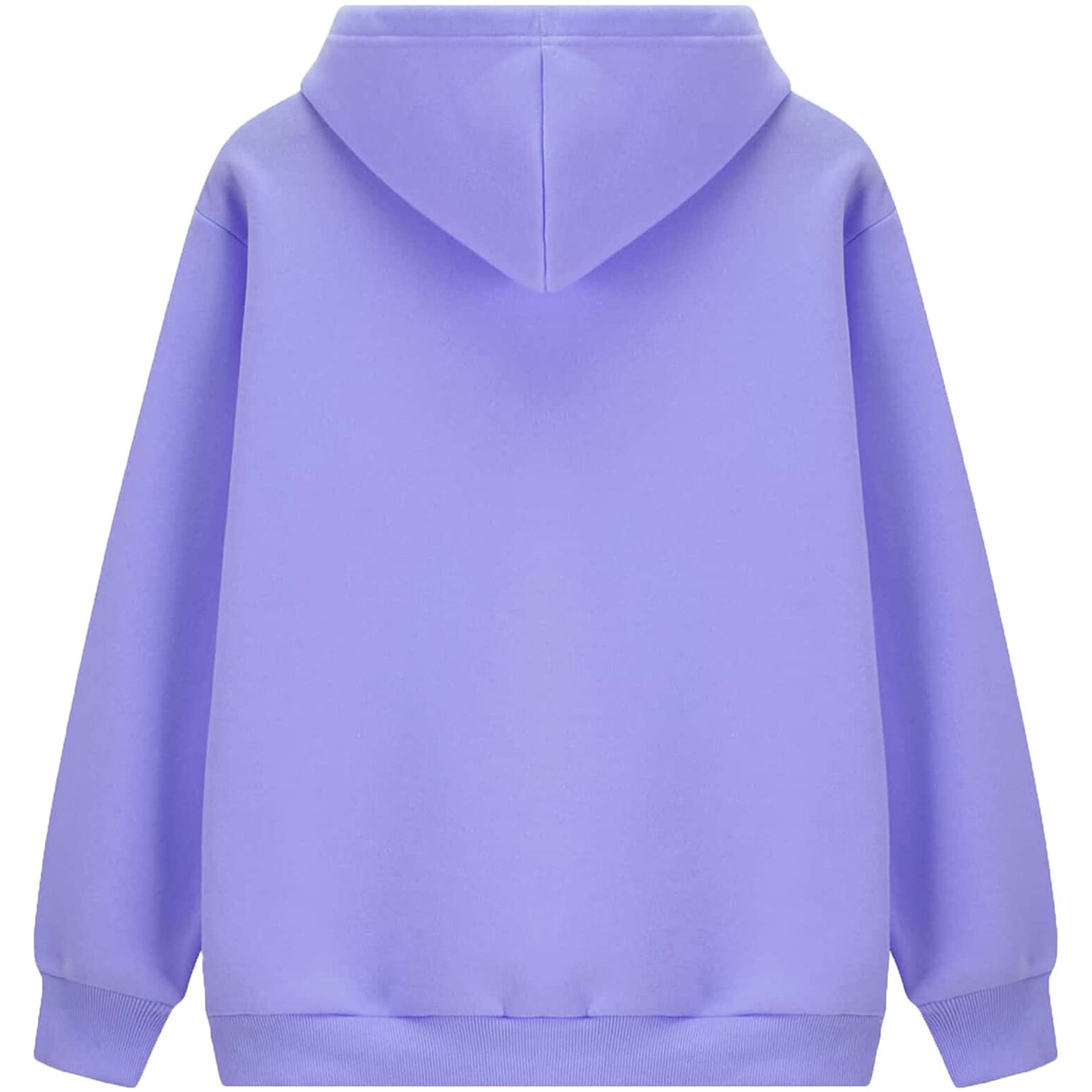 Toplot Women's Wool Blend Solid Hoodie With Hooded Neck & Full Sleeve (Hoodie-5047-Purple-L)
