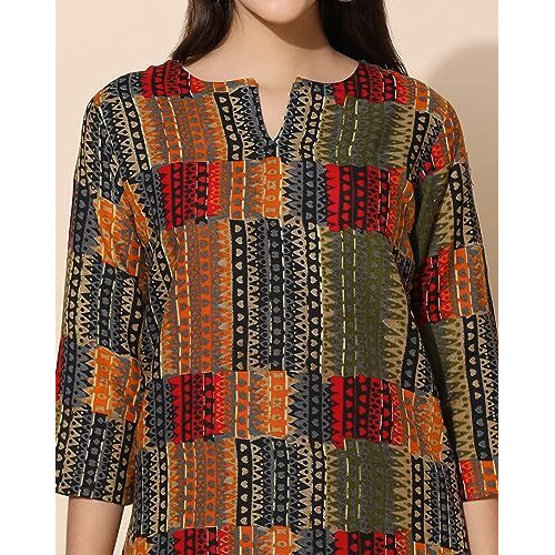 Toplot Co-Ord Set For Women Printed Straight Kurta With Pant (Simple-Pair-5141-Navy-S) Blue