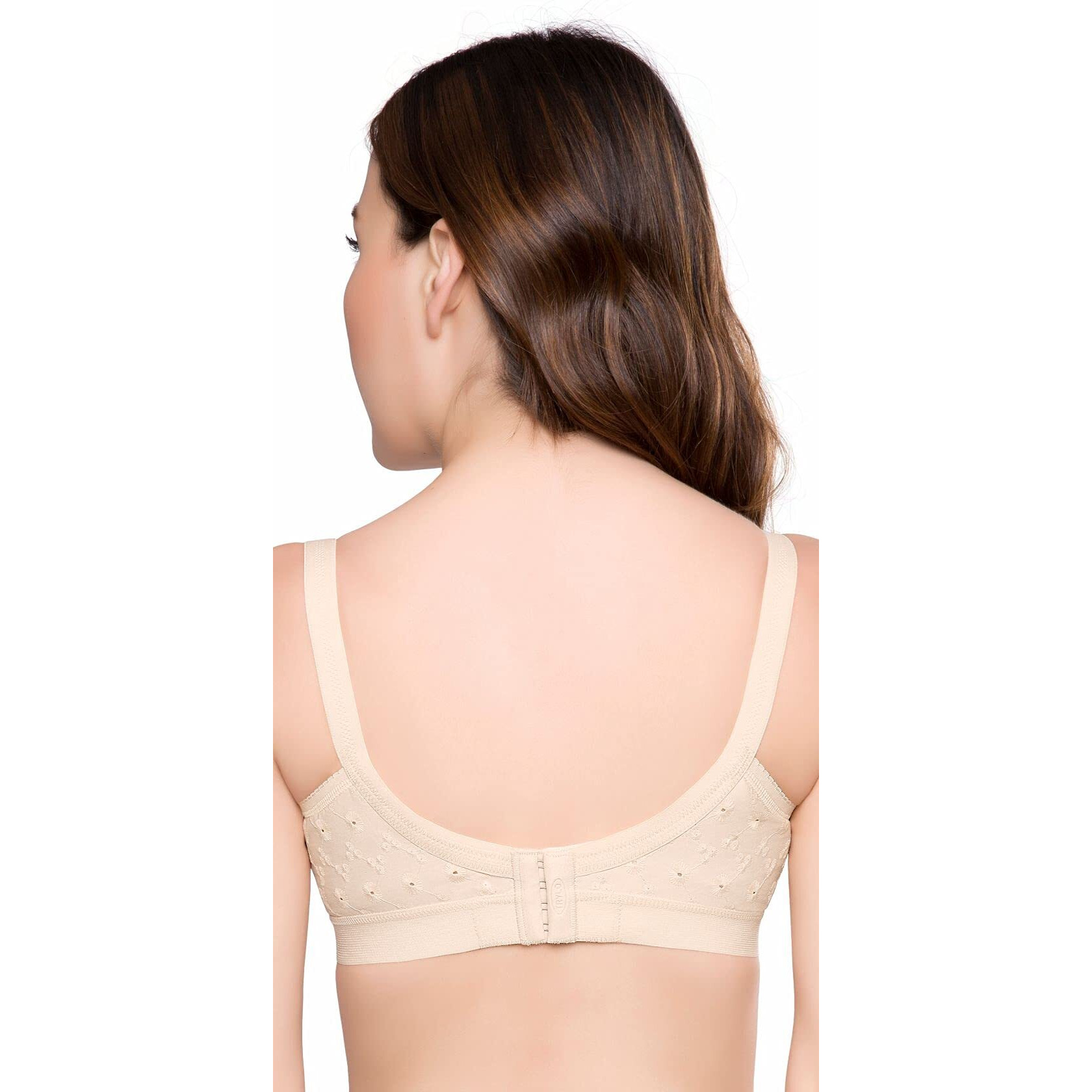 Trylo Women's Non-Wired Bra (Krutika Chiken_Skin_44E)