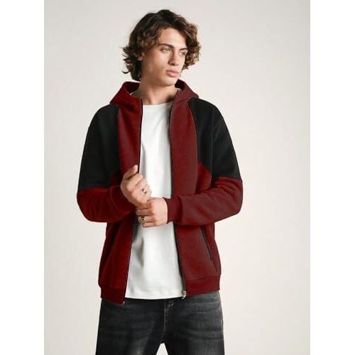 Toplot Men Jacket (Men-Cb-Jacket-5215-Maroon-M_Maroon