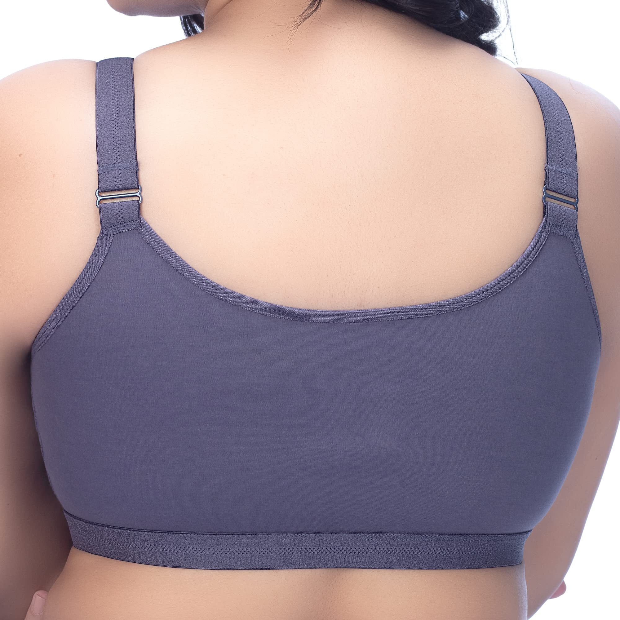 Trylo Front Open-Grey-38-E-Cup