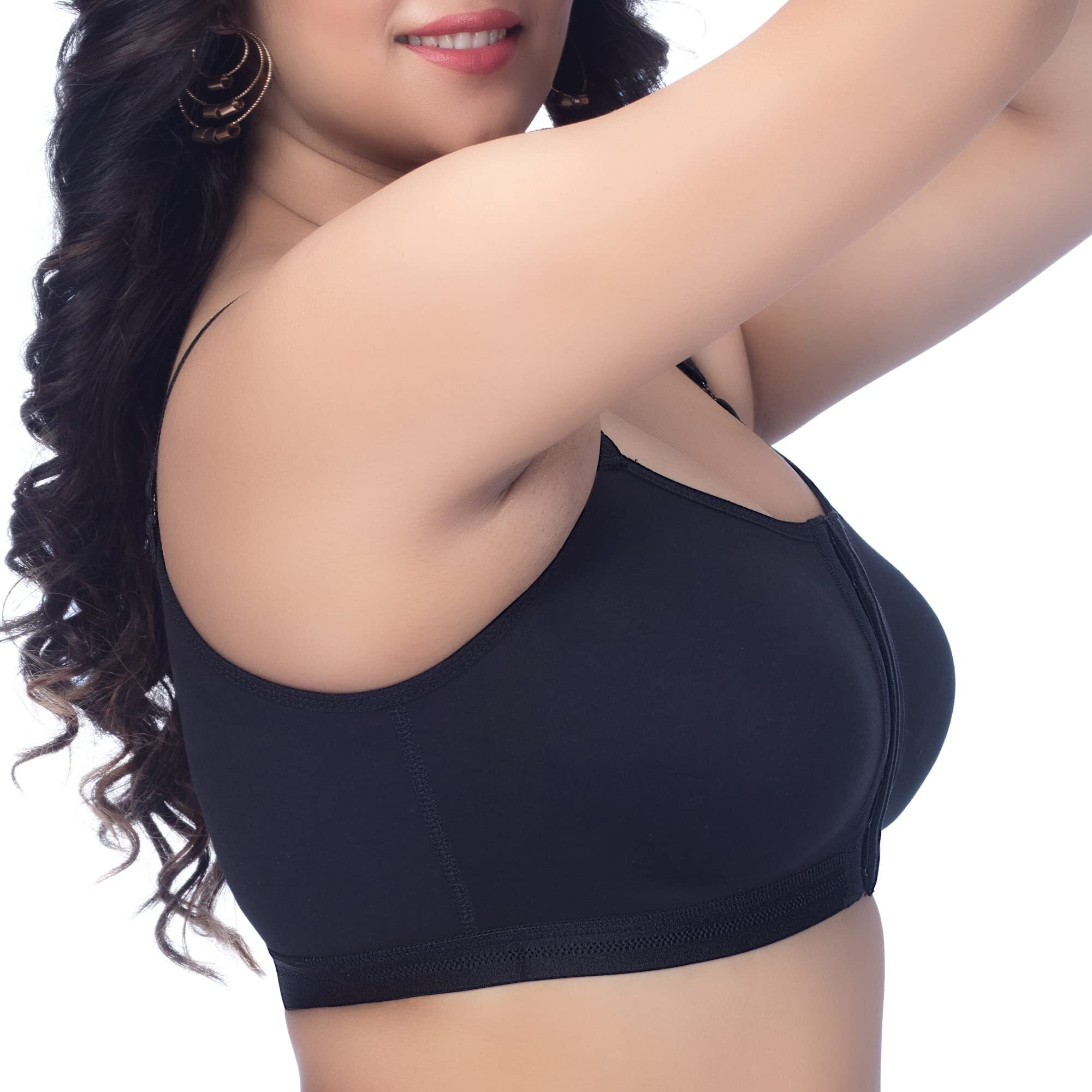Trylo Front Open-Black-42-F-Cup