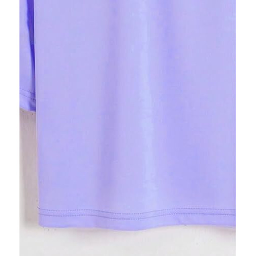 Toplot Text Printed Round Neck Crop Top For Women (Vibes-Crop-Top-5202-Purple-M)