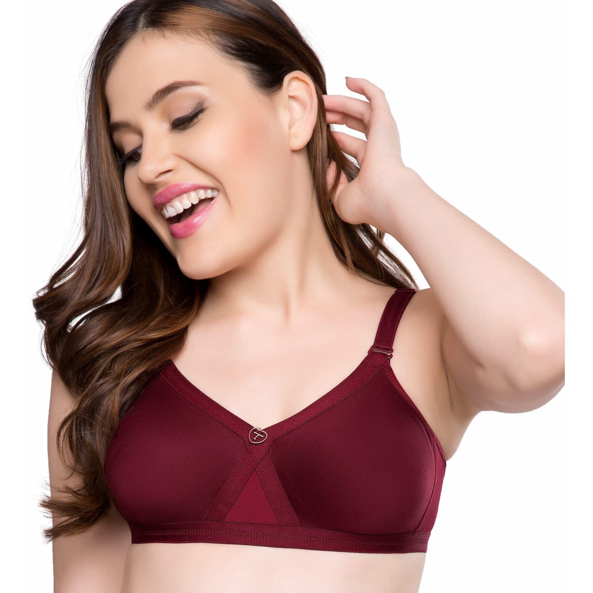 Trylo Pinky Strapless 38 Marun D - Cup