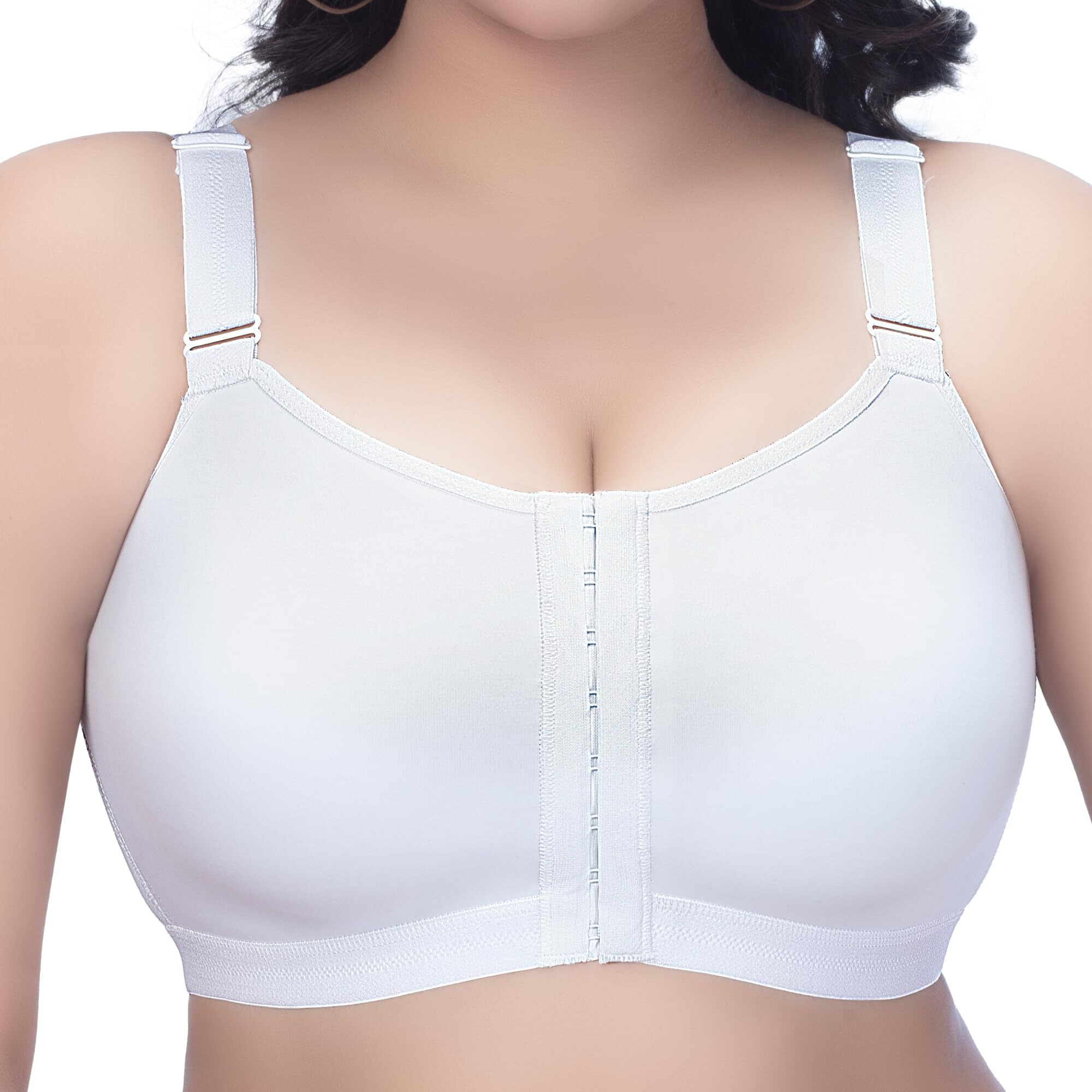 Trylo Front Open-White-42-F-Cup
