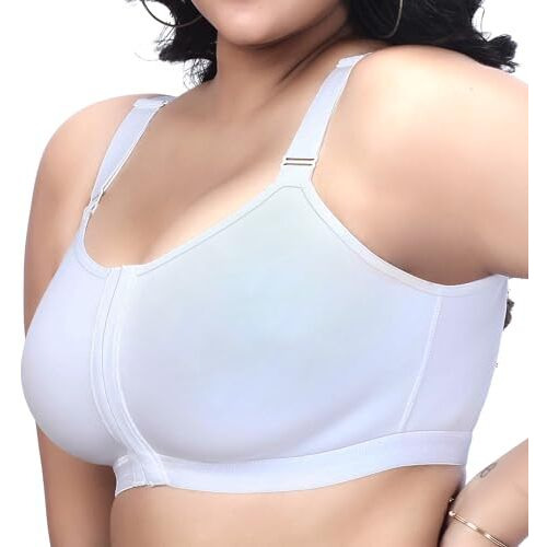 Trylo Front Open-White-42-F-Cup