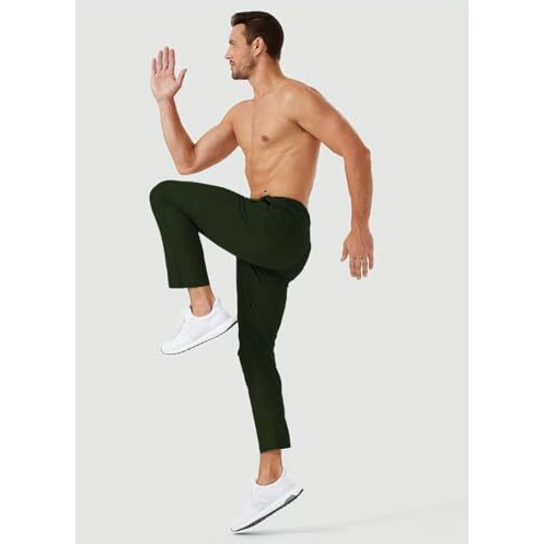 Toplot Track Pants For Men || Activewear Pants || Mens Joggers || Zipper Pocket || Casual Trousers || Stretchable (Sports | Gym | Yoga) (Track-Pant-5217-Olive-30)