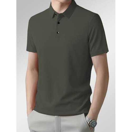 Toplot Men's Regular Fit Polo T-Shirt (Kia-Polo-5220-Green-Xl)