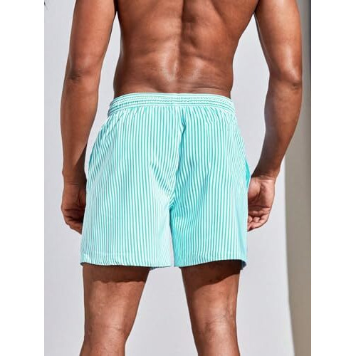Toplot Regular Fit Stripe Printed Boxer Shorts For Men (Lining-Shorts-5129-Rama-S)