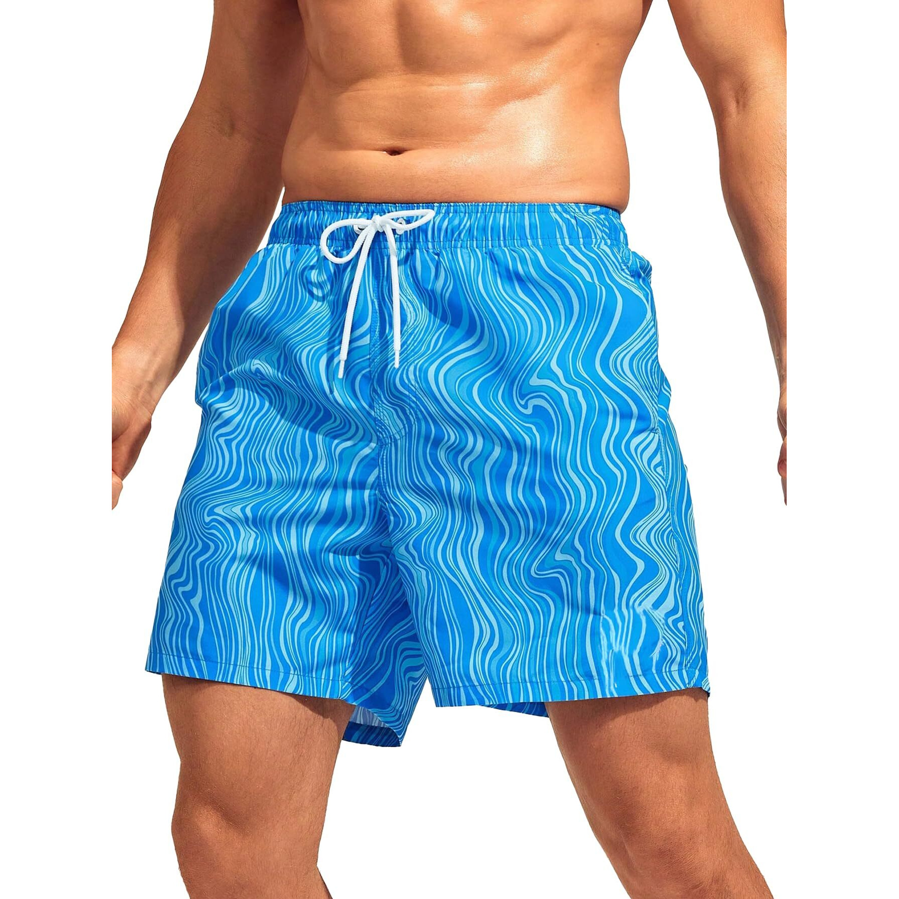 Toplot Regular Fit Printed Boxer Shorts For Men (Shorts-5131-Sky-L)
