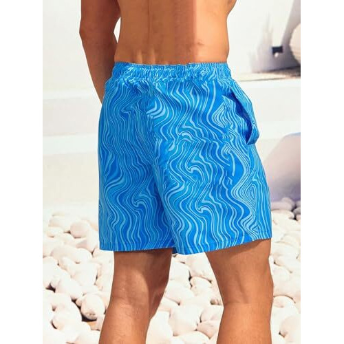 Toplot Regular Fit Printed Boxer Shorts For Men (Shorts-5131-Sky-L)