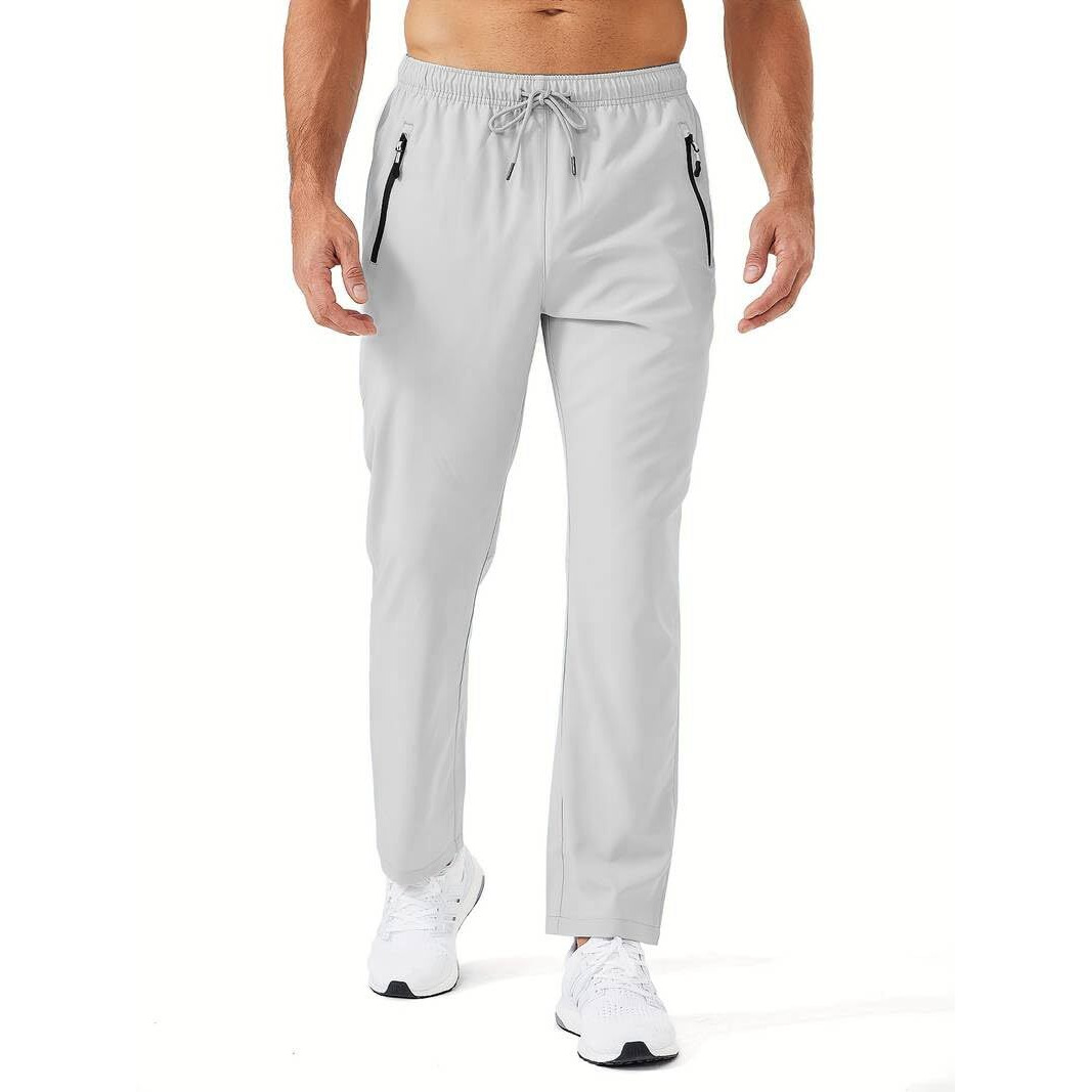 Toplot Track Pants For Men || Activewear Pants || Mens Joggers || Zipper Pocket || Casual Trousers || Stretchable (Sports | Gym | Yoga) (Track-Pant-5217-Grey-30)
