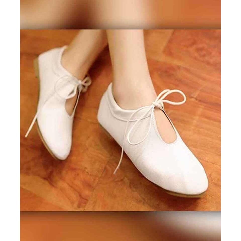 Shoetopia Women And Girls Shoes-White-Eu40