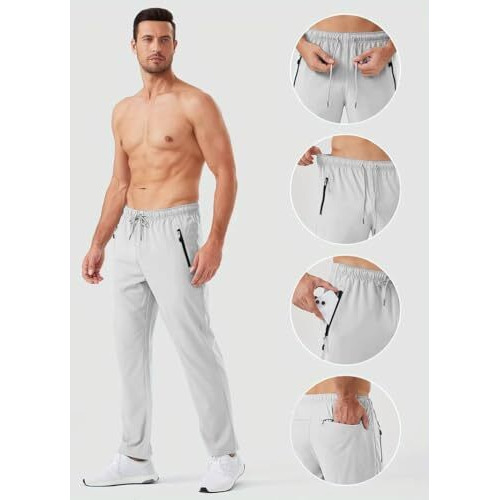 Toplot Track Pants For Men || Activewear Pants || Mens Joggers || Zipper Pocket || Casual Trousers || Stretchable (Sports | Gym | Yoga) (Track-Pant-5217-Grey-36)