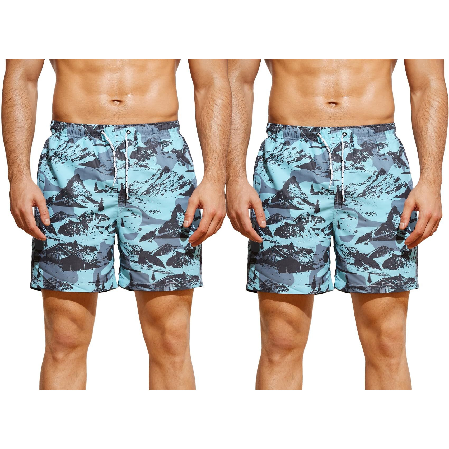 Toplot Regular Fit Printed Boxer Shorts For Men Pack Of 2 (Combo-5131-Mou-Mou-Xl)
