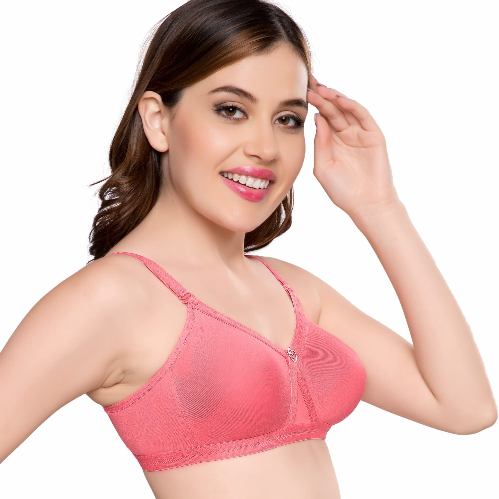 Trylo Pinky Strapless 34 Coral D - Cup