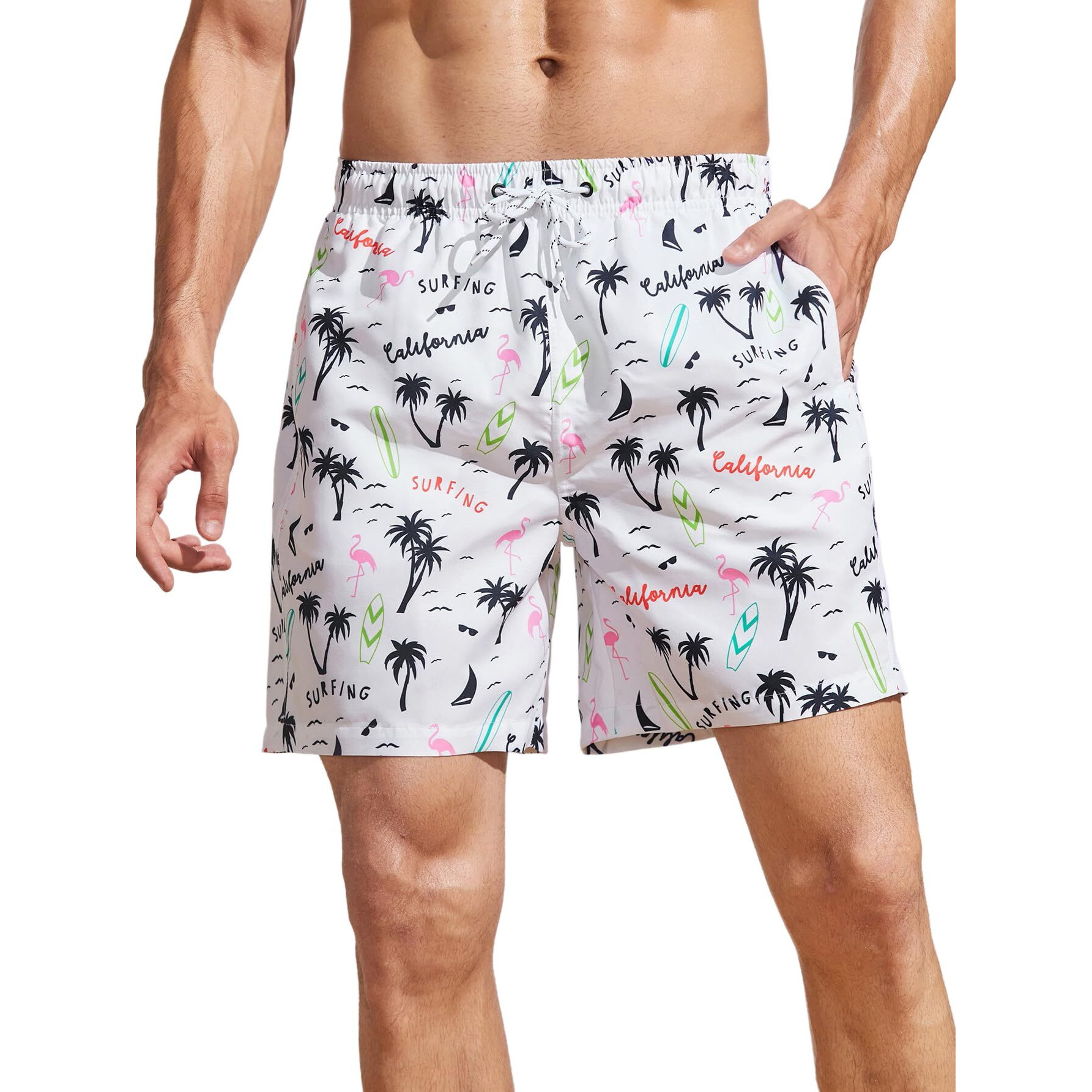 Toplot Regular Fit Printed Boxer Shorts For Men (Tree-Shorts-5130-Text-S)