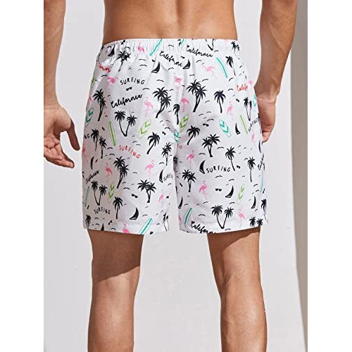 Toplot Regular Fit Printed Boxer Shorts For Men (Tree-Shorts-5130-Text-S)