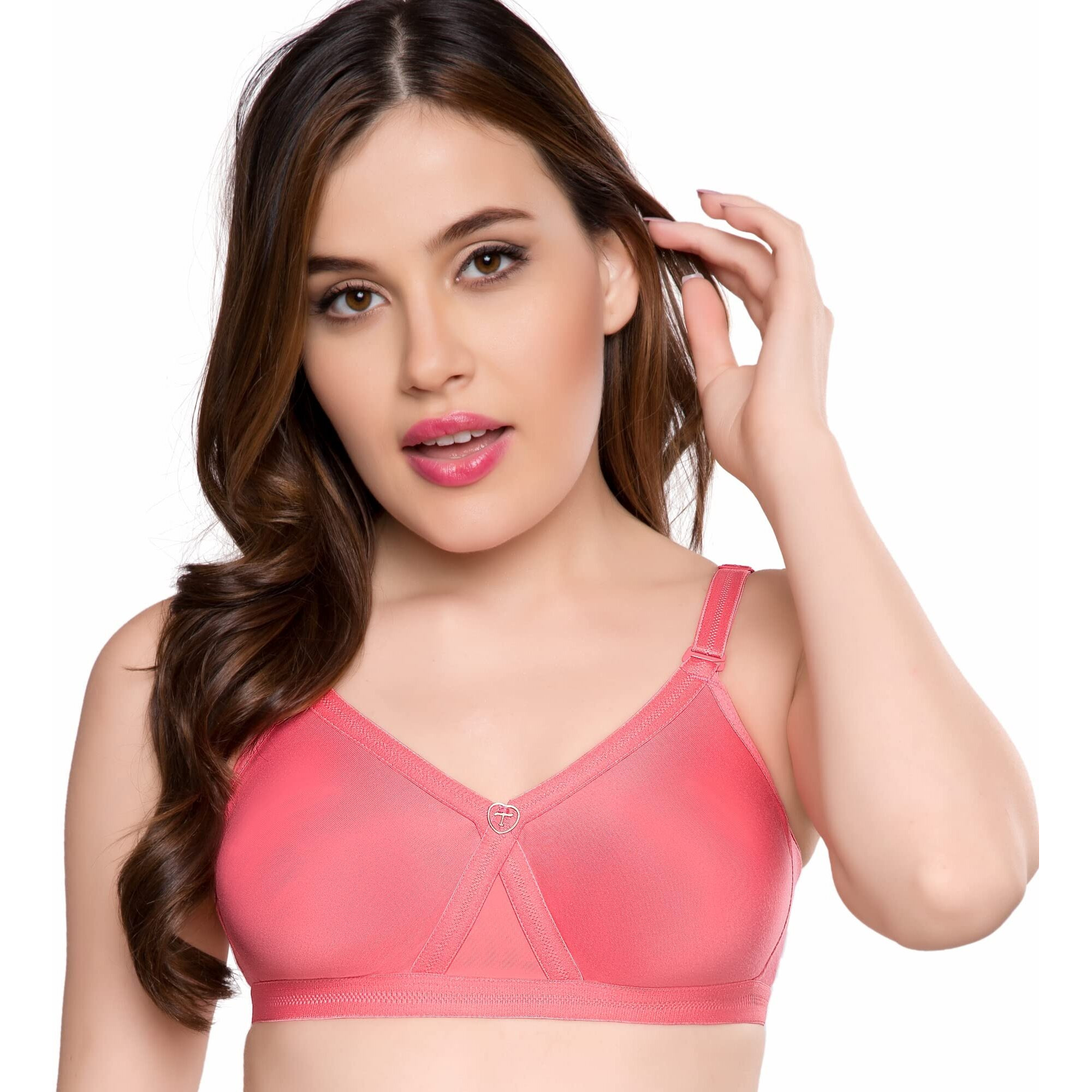 Trylo Pinky Strapless 32 Coral D - Cup
